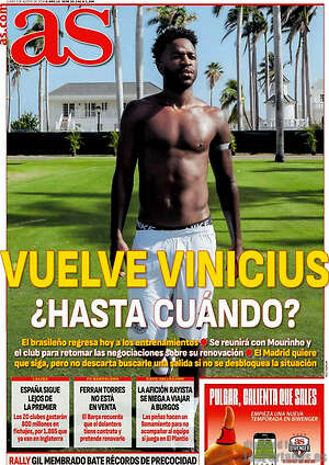 Portada diario AS