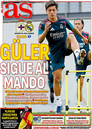 Portada diario AS