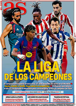 Portada diario AS