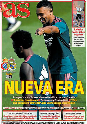 Portada diario AS