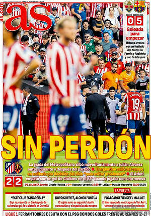 Portada diario AS