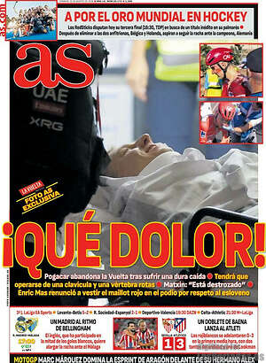 Portada diario AS