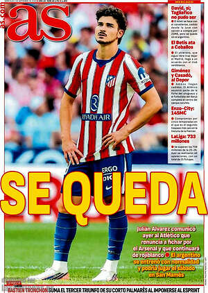 Portada diario AS