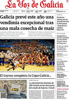 Periodico La Voz de Galicia