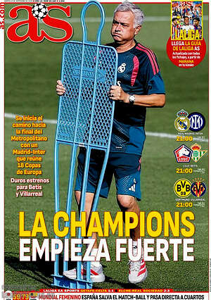 Portada diario AS