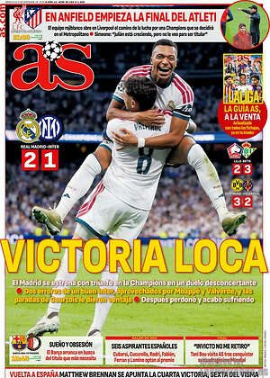 Portada diario AS