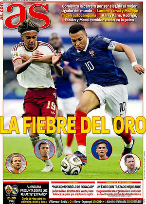 Portada diario AS