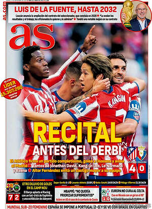 Portada diario AS