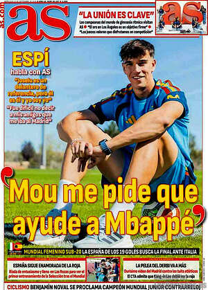 Portada diario AS