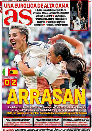 Portada diario AS