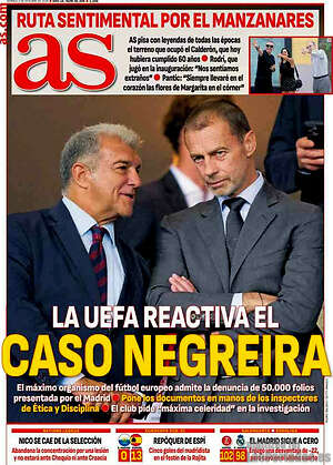 Portada diario AS