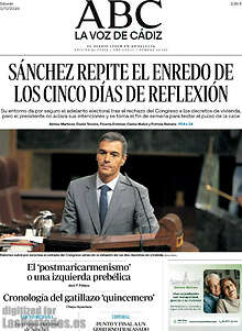 Periodico La Voz de Cádiz