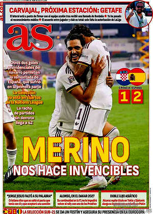 Portada diario AS
