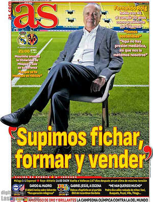 Portada diario AS