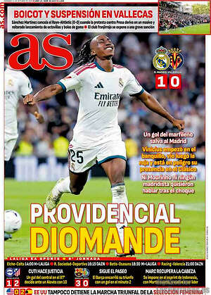 Portada diario AS
