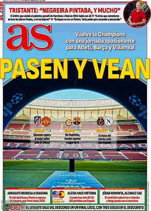 Portada diario AS