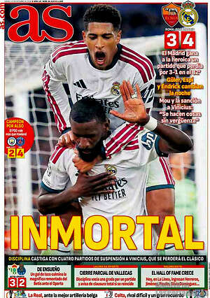 Portada diario AS