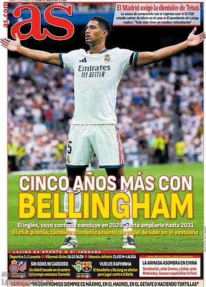 Portada diario AS