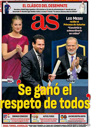 Portada diario AS
