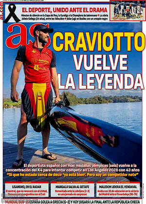 Portada diario AS